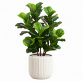 Plante artificielle en pot 120 cm feuillage vert en plastique décoratif intérieur